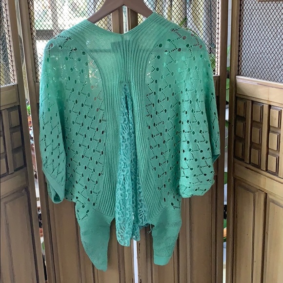 ✨ Anthropologie The Cue Cher Qu Shrug Sz L - Picture 4 of 5